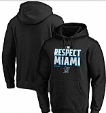 Men's Miami Marlins Black 2020 Postseason Locker Room Pullover Hoodie,baseball caps,new era cap wholesale,wholesale hats